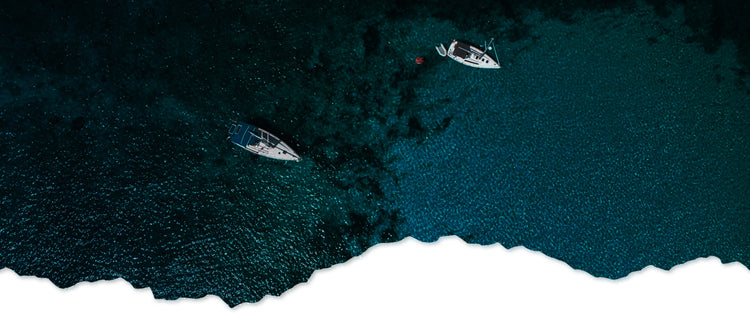 Boats in ocean