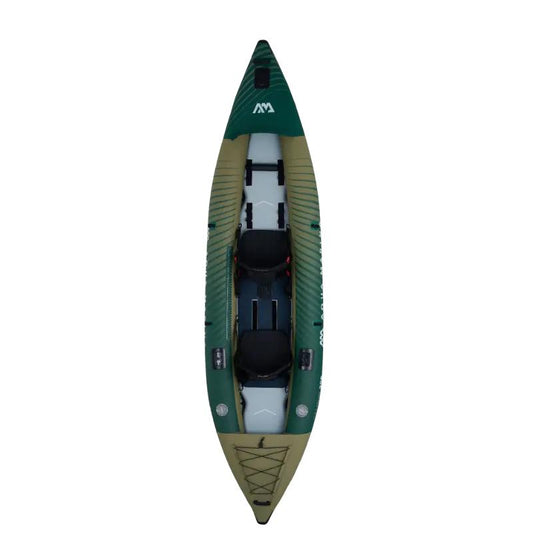 Aqua Marina Caliber Inflatable Kayak In Green Top View