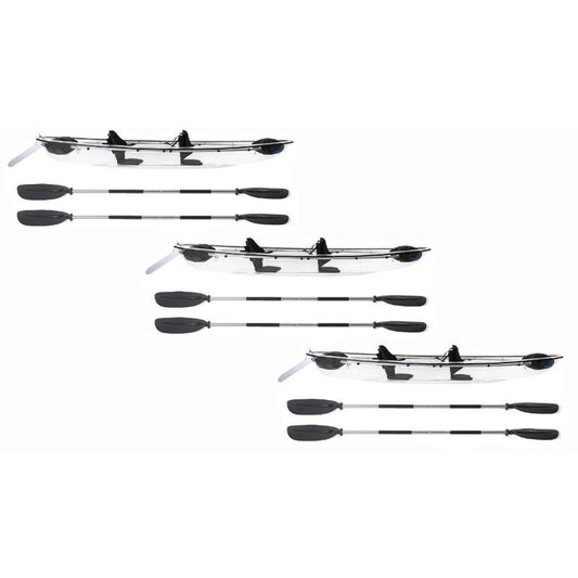 Crystal Kayak Set Of 3 Display