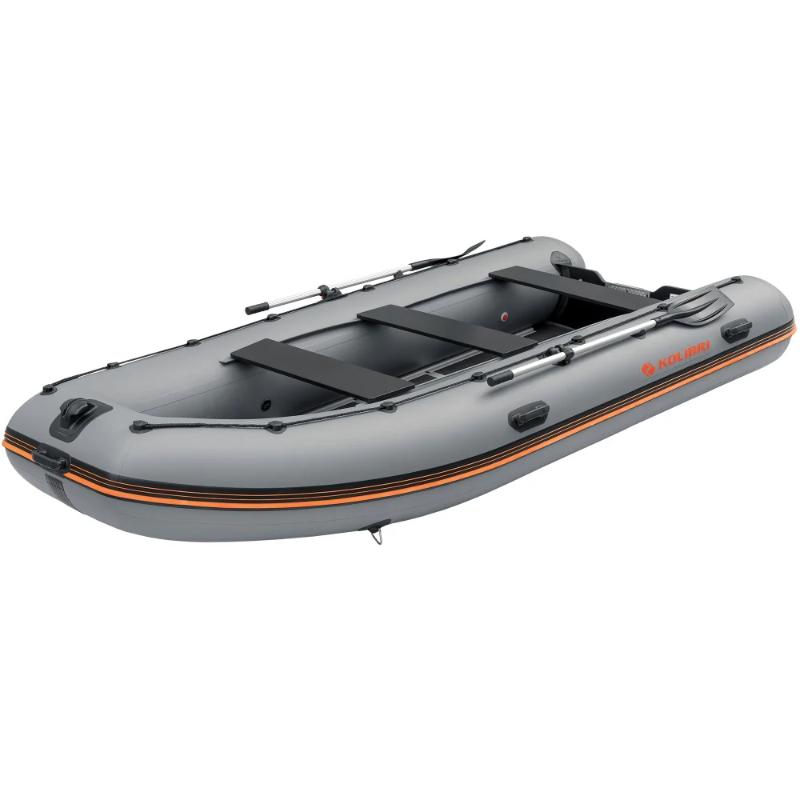 Kolibri KM 400 DSL Inflatable Boat In Dark Gray Side View