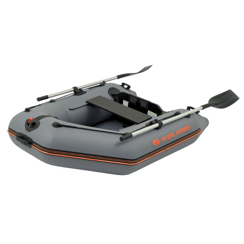 Kolibri Marine KM-200 Inflatable Boat In Dark Gray Side View