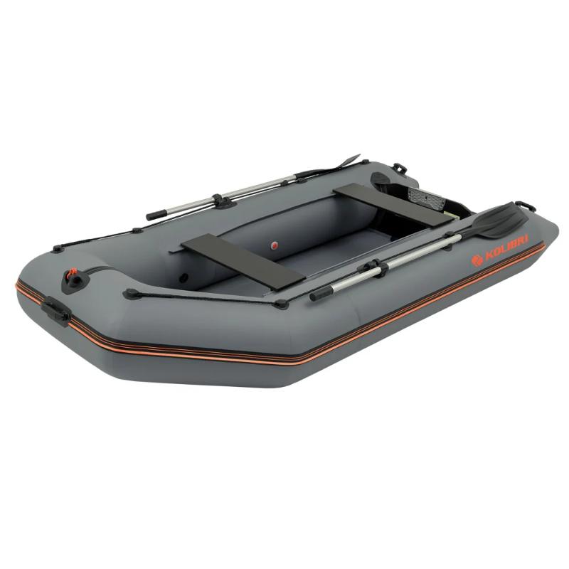 Kolibri 330 Inflatable Boat In Dark Gray Side View