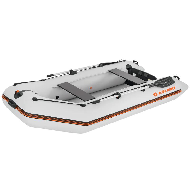 Kolibri 330 Inflatable Boat In Light Gray Side View