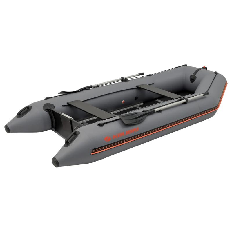 Kolibri 360 D Inflatable Boat In Dark Gray Side View