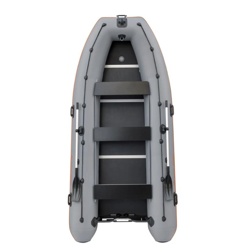 Kolbri DSL 400 Inflatable Boat In Dark Gray Top View