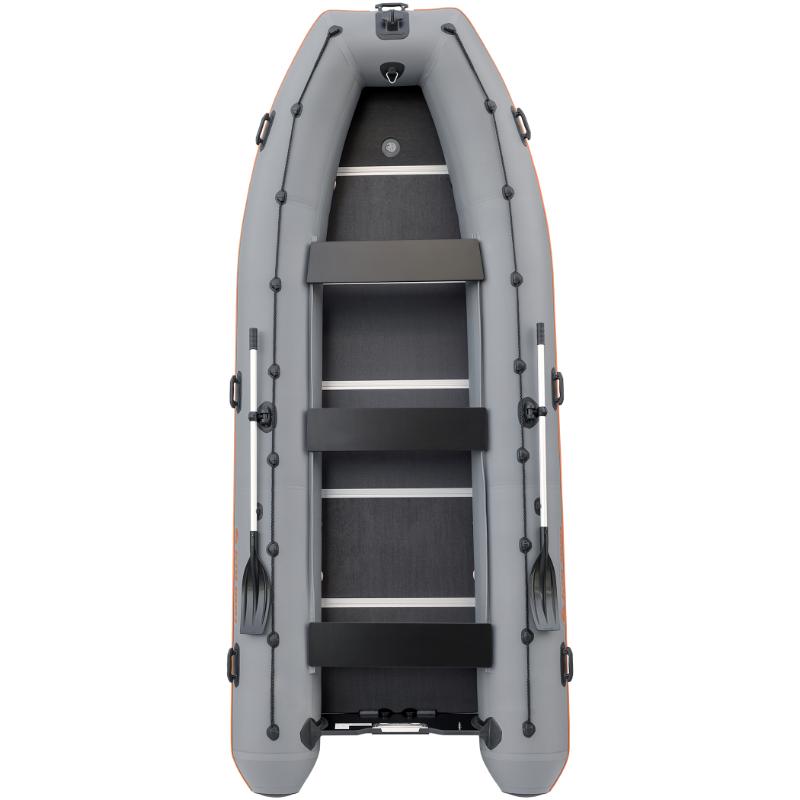 Kolibri 450 Inflatable Boat In Dark Gray Top View