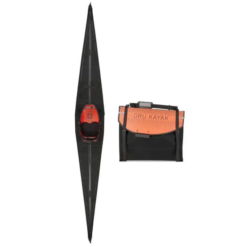 Oru Coast XT Inflatable Kayak In Black Top View