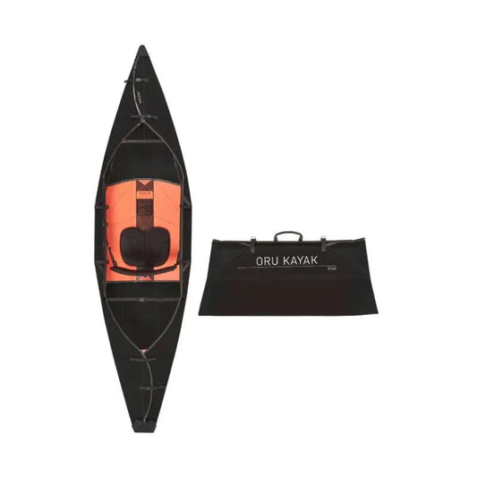 Oru Inlet Kayak Inflatable Kayak In Black Top View