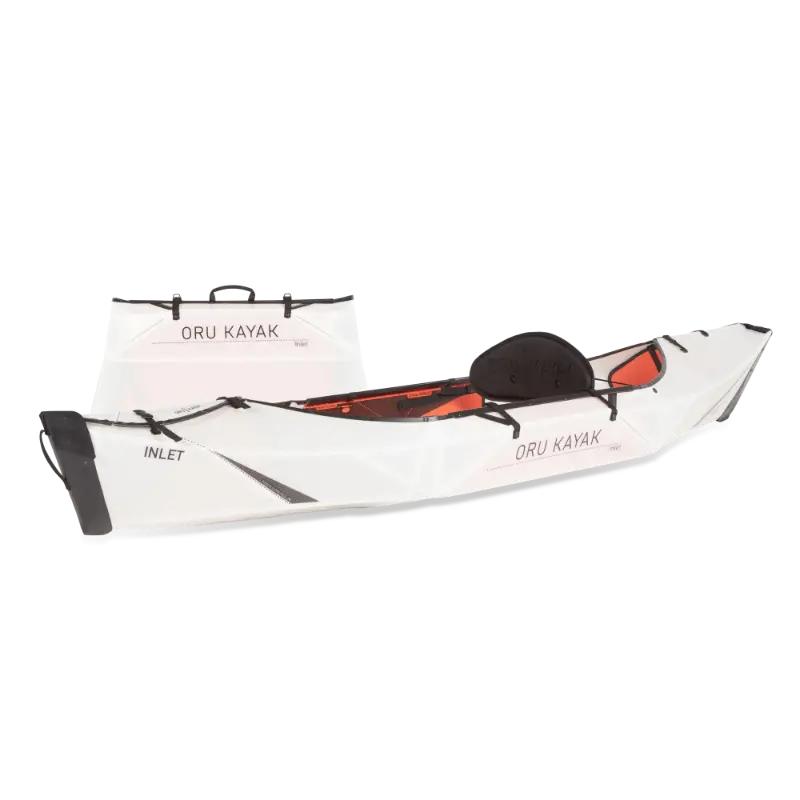 Oru Kayak Inlet Inflatable Kayak In White Side View