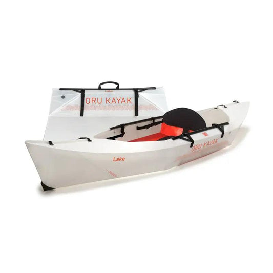 Oru Kayak Lake Sport Inflatable Kayak In White Side View