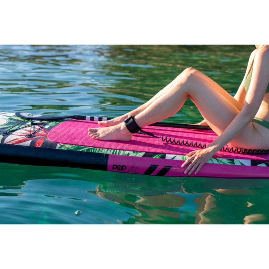 Pop Paddle Board 10' Coil Leash Royal Hawaiian