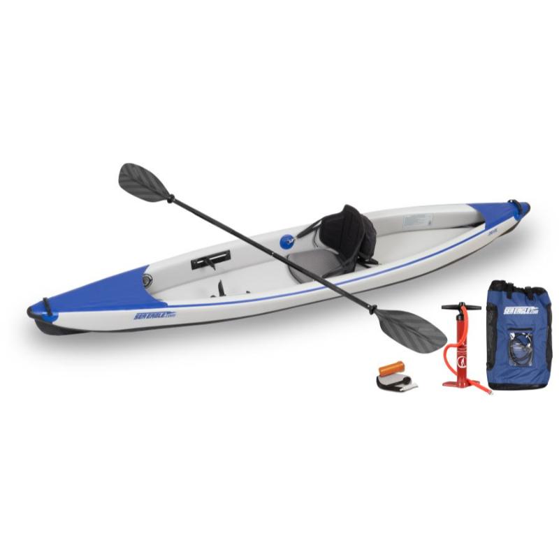 Sea Eagle Razorlite Inflatable Kayak Pro In White Front View